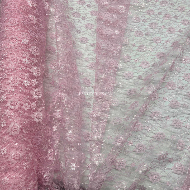 Budget Floral Flowers Lace Fabric