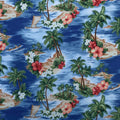 Aloha Hawaii Island Print Rose & Hubble Cotton Fabric