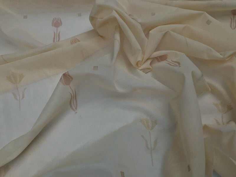 Floral tulipe mousseline tissu fenêtre Voile moustiquaire collège artisanat robe couture