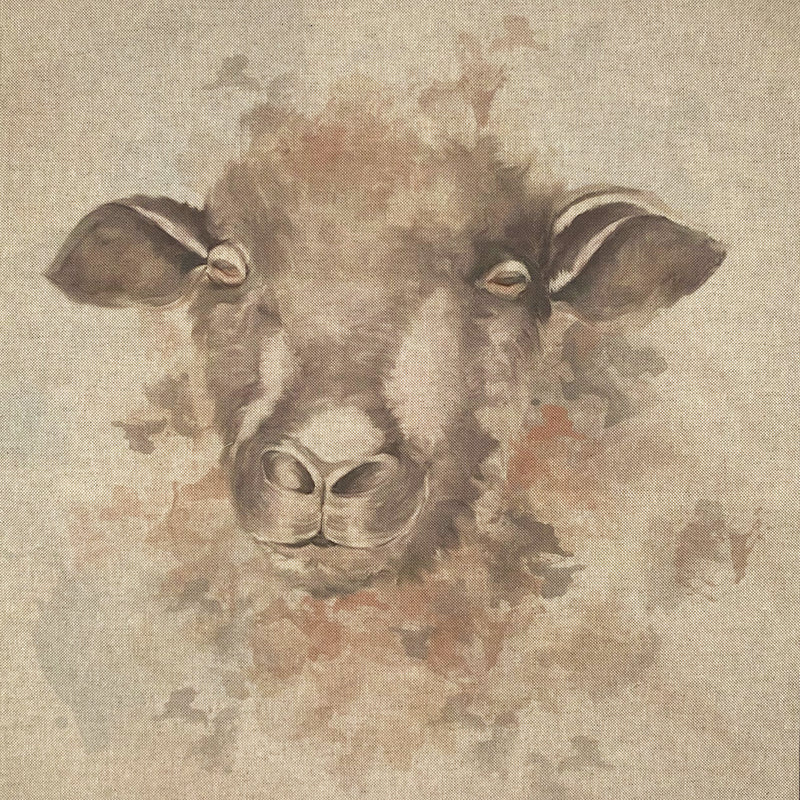 Cushion Picture Panel, Sheep