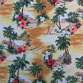 Aloha Hawaii Island Print Rose & Hubble Cotton Fabric