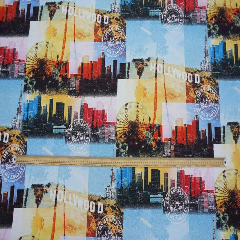 Digital Print Cotton Rich Fabric Curtains Roman Blinds Upholstery Tote Bags