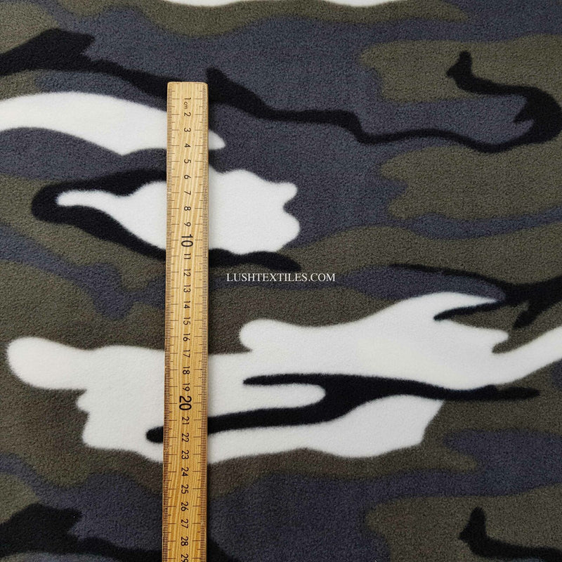 Camouflage Antipil Polar Fleece Fabric