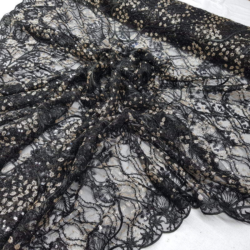 Embroidery 'Bling' Fancy Lace Net Dress Fabric