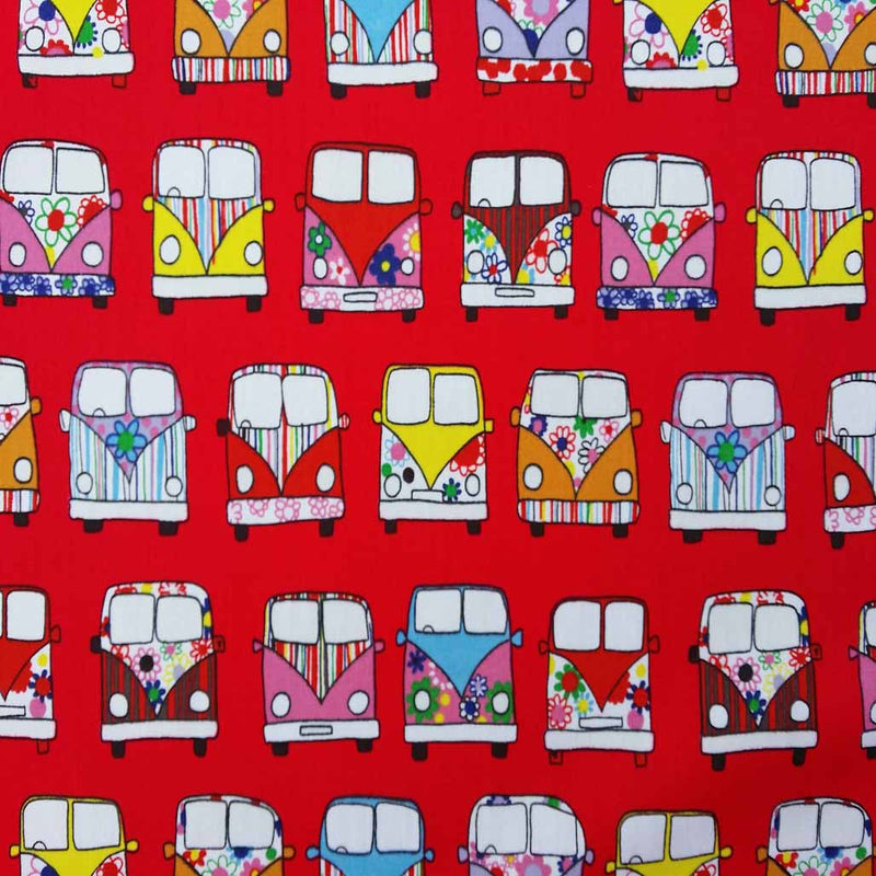 Camper Vans Rose & Hubble Cotton Poplin Dress Fabric