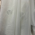 Robe en tissu de voile de cercle brodé dentelle transparente drapant les rideaux de filet de fenêtre