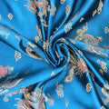 Tissu de robe de brocart de soie de dragon chinois