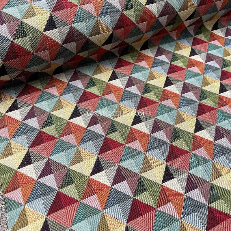 Big Holland Squares Tapestry Upholstery Fabric