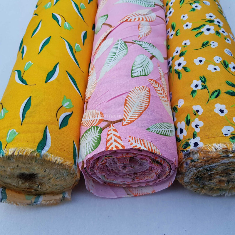 100% Viscose Prints Dressmaking Fabric