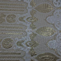 AFRICAN LACE HEAVY SEQUIN LYCRA POWER NET LACE FABRIC WEDDING BRIDAL FANCY DRESS