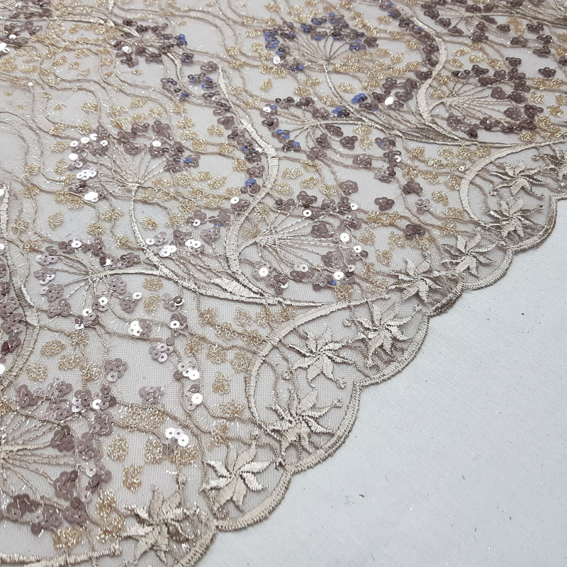 Embroidery 'Bling' Fancy Lace Net Dress Fabric