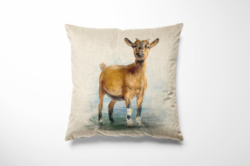 Cushion Picture Panel, Goat