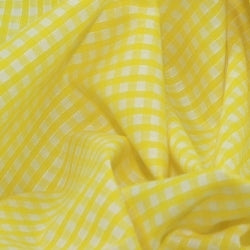 1/8" Gingham Check Polycotton Fabric