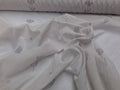 Floral Tulip Muslin Fabric Window Voile Mosquito Net College Craft Dress Sewing