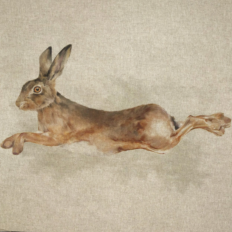 Cushion Picture Panel, Leaping Hare