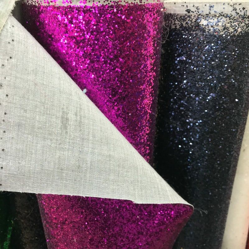 Chunky Glitter Vinyl Fabric