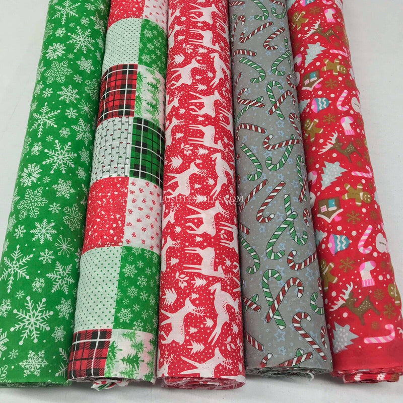 Noël artisanat poly coton tissu renne bonhomme de neige père noël pain d'épice * vente *