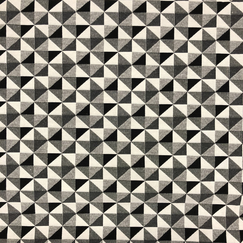 Big Holland Tapestry Upholstery Fabric, Black & White