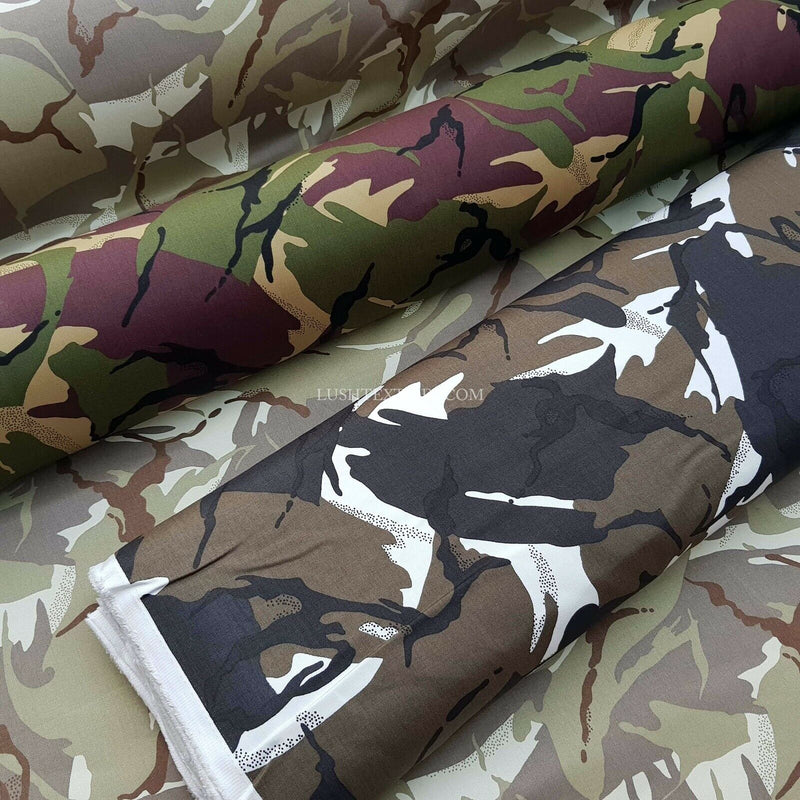 Army Camp Camouflage Cotton Drill Fabric Thick Quality Uniforms/ Workwear 60''