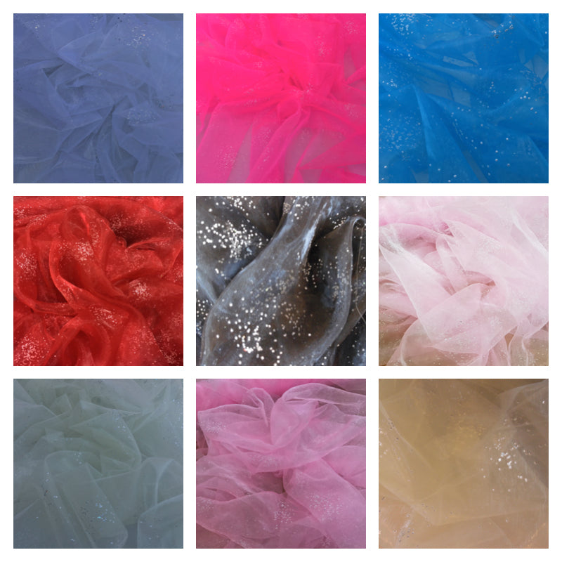 Gemstone Organza Fabric