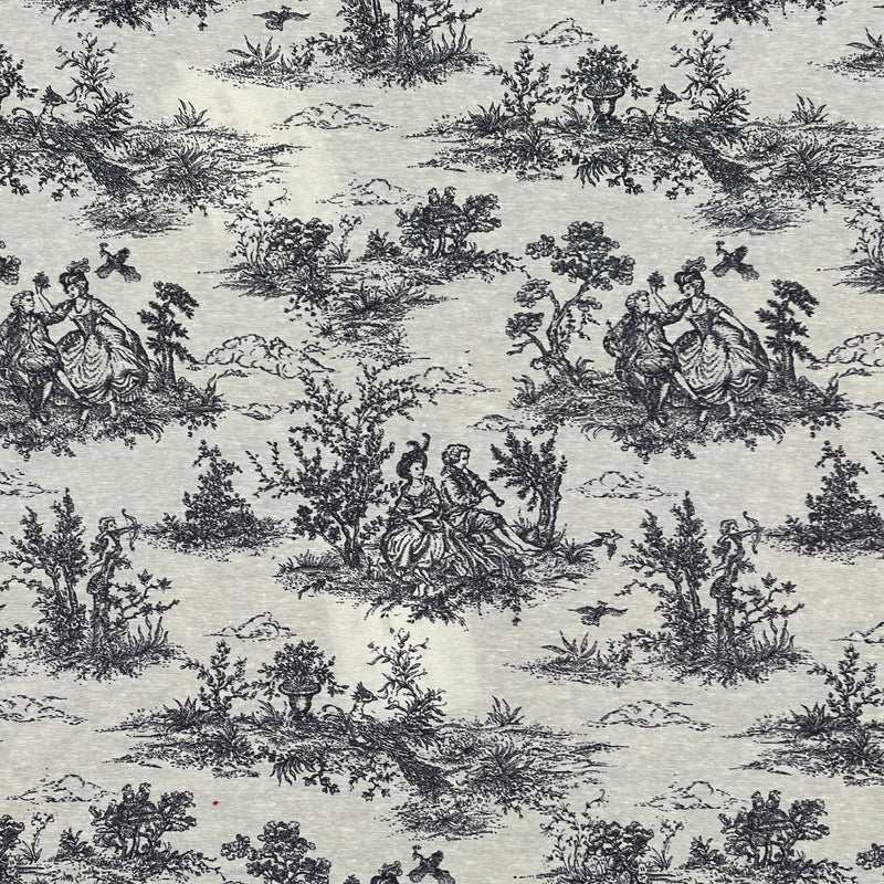 Toile De Joey Cotton Craft Fabric, Black